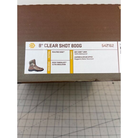 LaCrosse Men's Clear Shot 8" Insulated Waterproof Hunting Boots - Brown 8.5 NEW~ - Picture 6 of 10